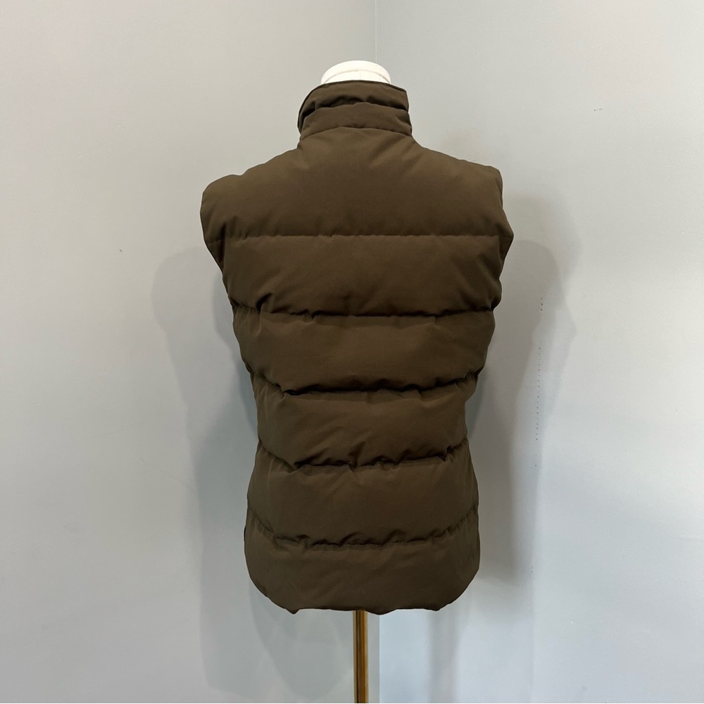 CANADA GOOSE Freestyle Olive Green Puffer Vest - Picture 5 of 8